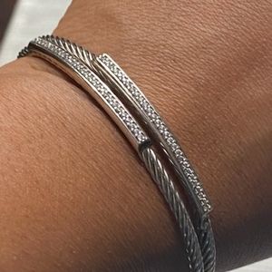 Silver Designer Bangle